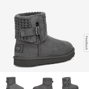 Brand NEW GREY SOLENE UGG with box never worn